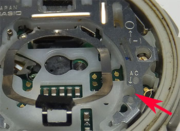 電波腕時計WVA-101電池交換リセット