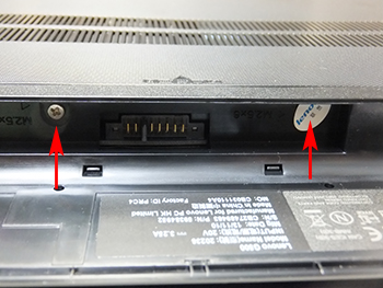 G500ハードディスク交換分解