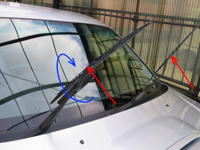 レガシィB4ワイパーゴムビリビリ音対策