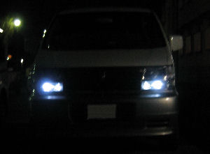 エルグランド車幅灯　LED