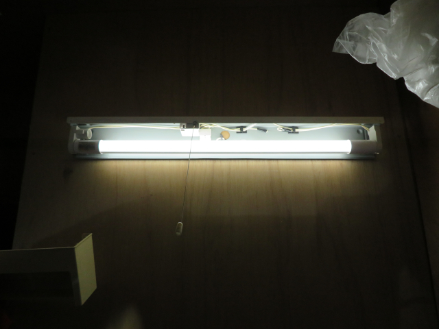 LED化蛍光灯交換作業完了