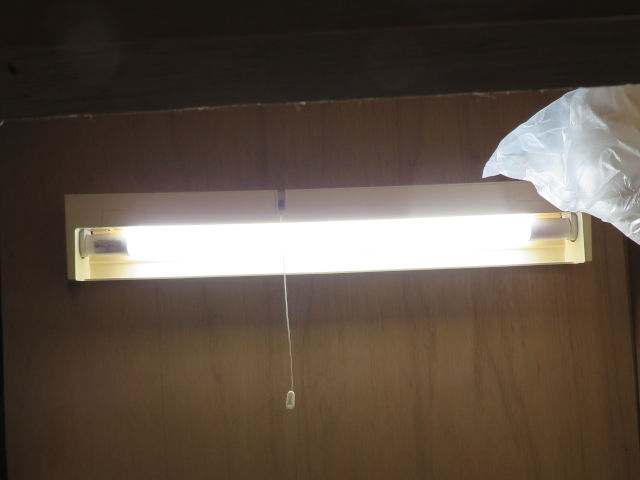 LED化蛍光灯交換作業完了