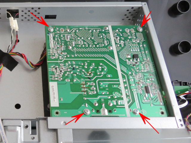 I-O DATA製EX-LD2702DB 電源部分解