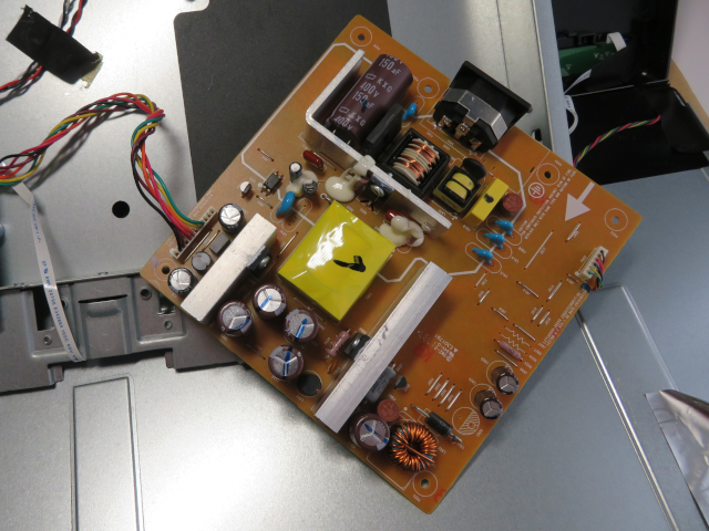 I-O DATA製EX-LD2702DB 電源部分解