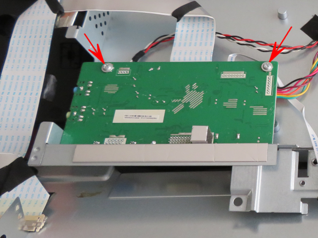 I-O DATA製EX-LD2702DB 制御部分解