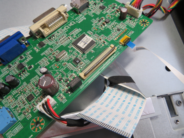 I-O DATA製EX-LD2702DB 制御部分解